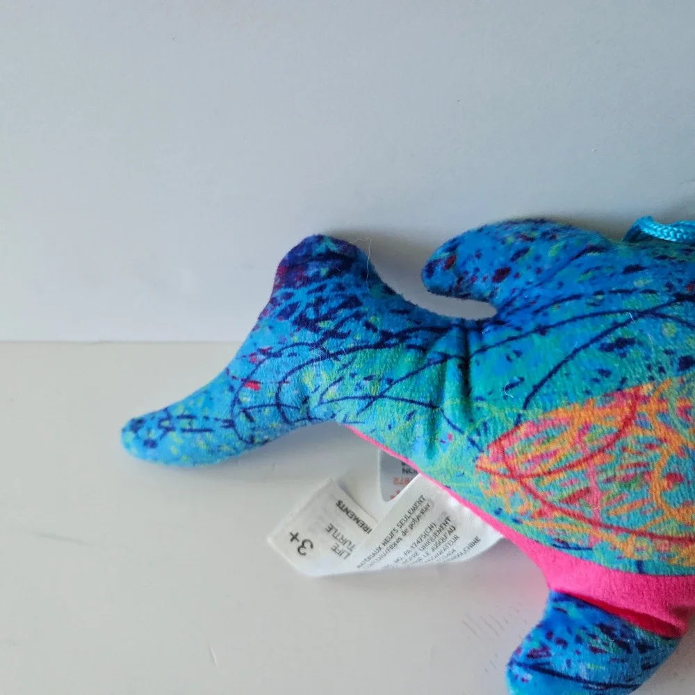 Fiesta SCRIBBLEEZ Sealife 5in Plush Stuffed Animal Dolphin Fish